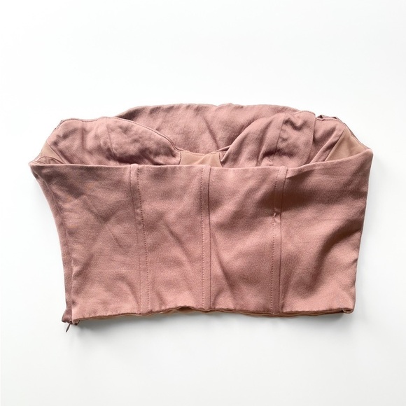 Zara Corset Satin Bustier - Picture 7 of 9